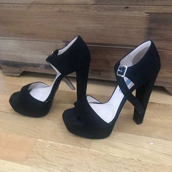 REAL Prada black suede platforms. 6.5 or 7 - Picture 16 of 16